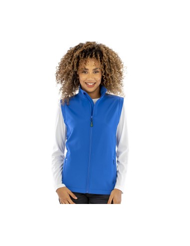 RES-R902F-Womens Recycled 2-Layer Printable Softshell Bodywarmer